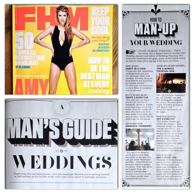 FHM – How To Man Up Your Wedding